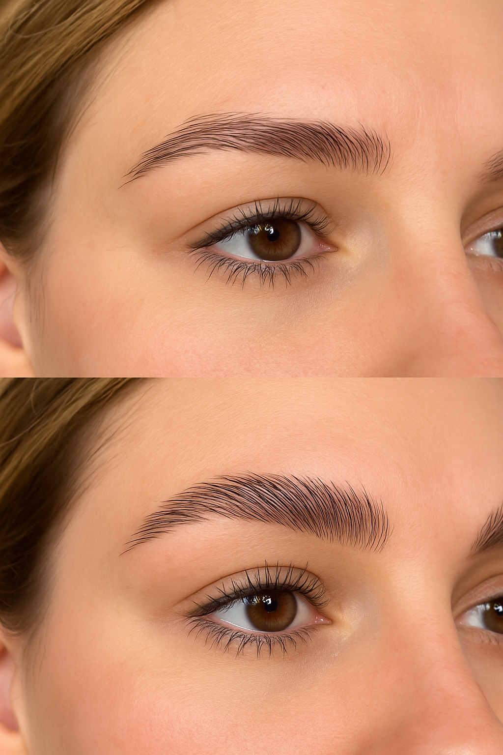Antes y después Brow Lift